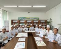 Конкурс рисунков «Мы против коррупции» был проведен среди студентов 1 курса колледжа при организации клуба «SANALY URPAQ».