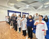 Сегодня преподаватели колледжа отправили челлендж на исполнение гимна, посвященного Дню Республики 25 октября