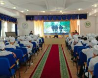 3 ноября в целях профилактики преступлений с несовершеннолетними студентами мужского пола на тему «Преступление и подросток» старший инспектор ОПД Ювенальной полиции майор полиции Р. Е. Абрдазакова, Старший инспектор ГУУ КПБ Е. Касымов принял участие во встрече и обсудил последствия уголовных дел для жизни человека, последствия будущей жизни и др. было сказано.