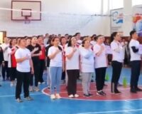 Колледжде қызметкерлер арасында спартакиада өтті