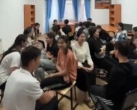 Состоялась встреча со студентами общежития