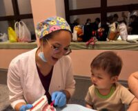 БАЛАЛАР ТІС КҮТІМІН ҮЙРЕНДІ